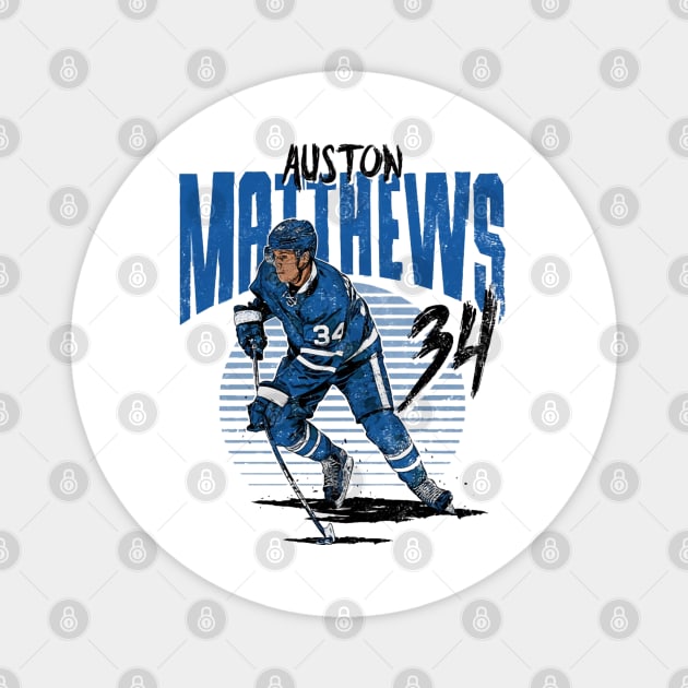 Auston Matthews Toronto Rise Magnet by stevenmsparks